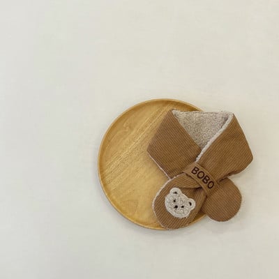 Eșarfă de modă pentru copii cu broderie pentru băieți și fete