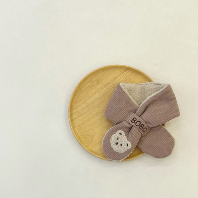 Eșarfă de modă pentru copii cu broderie pentru băieți și fete