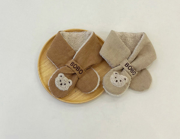 Eșarfă de modă pentru copii cu broderie pentru băieți și fete