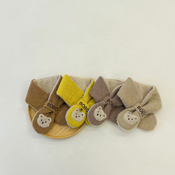 Eșarfă de modă pentru copii cu broderie pentru băieți și fete