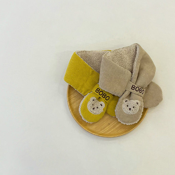 Eșarfă de modă pentru copii cu broderie pentru băieți și fete