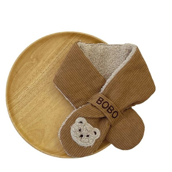 Eșarfă de modă pentru copii cu broderie pentru băieți și fete