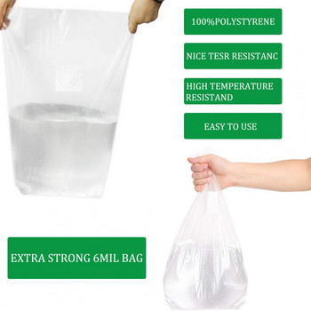 40%HOT10Pcs/Bag Growth Bag Ανθεκτικό σε υψηλές θερμοκρασίες τροφίμων ποιότητας πλαστικό αναπνεύσιμο φυτό μανιτάρι Container Gardening Pl
