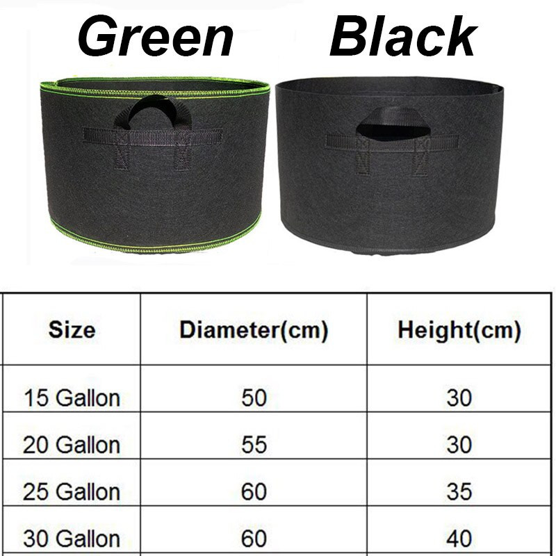 Saci de cultivare Legume plante ghivece copac instrument de grădină țesătură căpșuni creștere flori Jardin 15 20 25 30 galoane