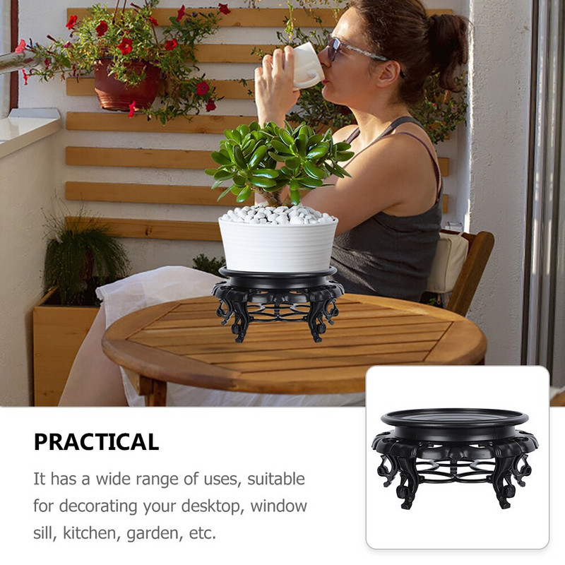 Standflower Base Bonsai Rășină Riser Ghiveci Display Planter Raft Palet Mobil Dolly Stands Lant Tavi Podea Decorativ Interior