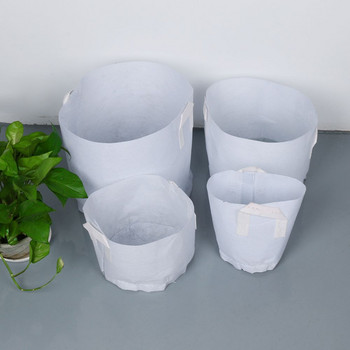 Горещи кръгли саксии от плат Grow Bag Контейнер за корени Екологичен торбичка за удебеляване на растения Контейнер за аериране Градински инструменти Сеялки Доставка