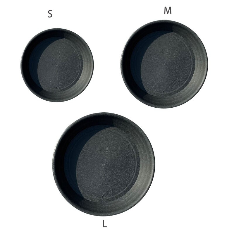 Tavă din plastic pentru farfurii pentru plante, farfurii pentru ghivece de flori de 6/8/12 inci pentru ghivece durabile de interior, exterior, bază de jardinier, accesorii de grădină