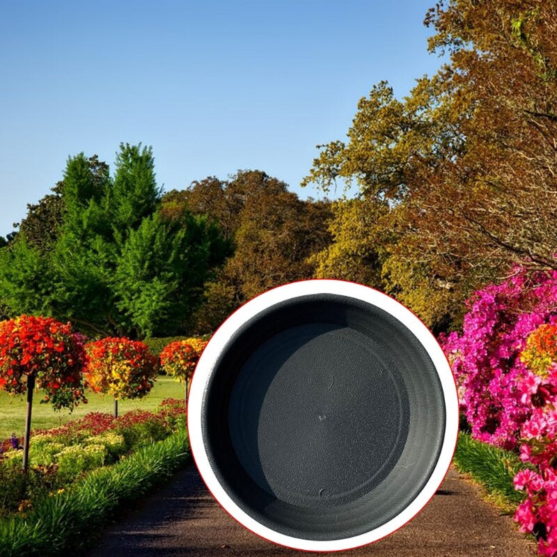 Tavă din plastic pentru farfurii pentru plante, farfurii pentru ghivece de flori de 6/8/12 inci pentru ghivece durabile de interior, exterior, bază de jardinier, accesorii de grădină