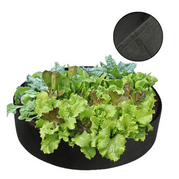 30/40/50 Gallons Fabric Garden Raised Bed Round Planting Container Grow Bags Fabric Planter Pot For Plants Nursery Pot