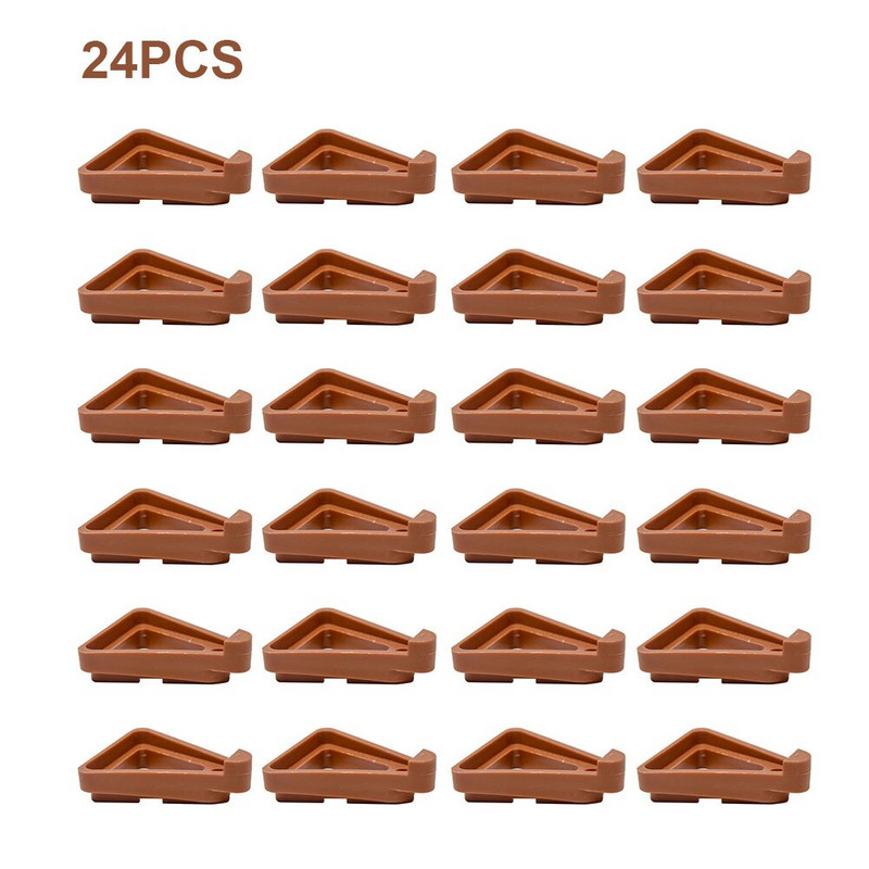 24 komada Trokuta Podupirači za nožne prste Unutarnji vanjski Praktični izložak Stalak za bonsai Vrtno cvijeće Neklizajuće Podizači stopala za lonce