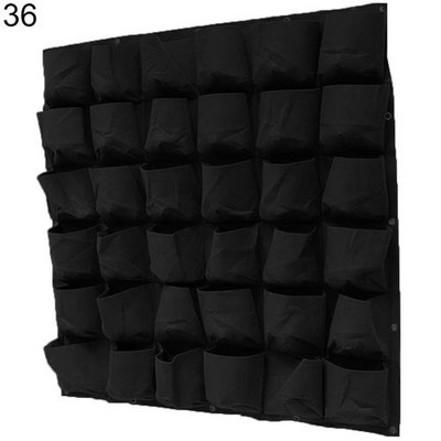 Saci pentru plante nețesute cu 18/36 de buzunare, saci de cultivare pentru plante cu flori, pentru agățat pe perete, geantă de jardinieră, ghivece de interior pentru exterior, jardiniere, decor de grădină