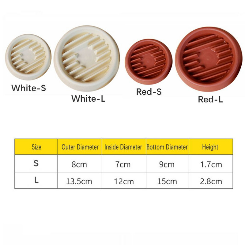 5 vnt. glaustos sodininkystės apvalios plastikinės bonsų laikiklio sodintuvai nuvarvėjimo padėklai Gėlių vazonų pagrindo padėklų lėkštės