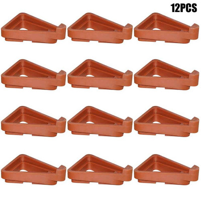 12 τμχ Invisible Risers Garden Flower Stand Plant Pot Feet Lifters Indoor Outdoor Rack Supports small to large planter