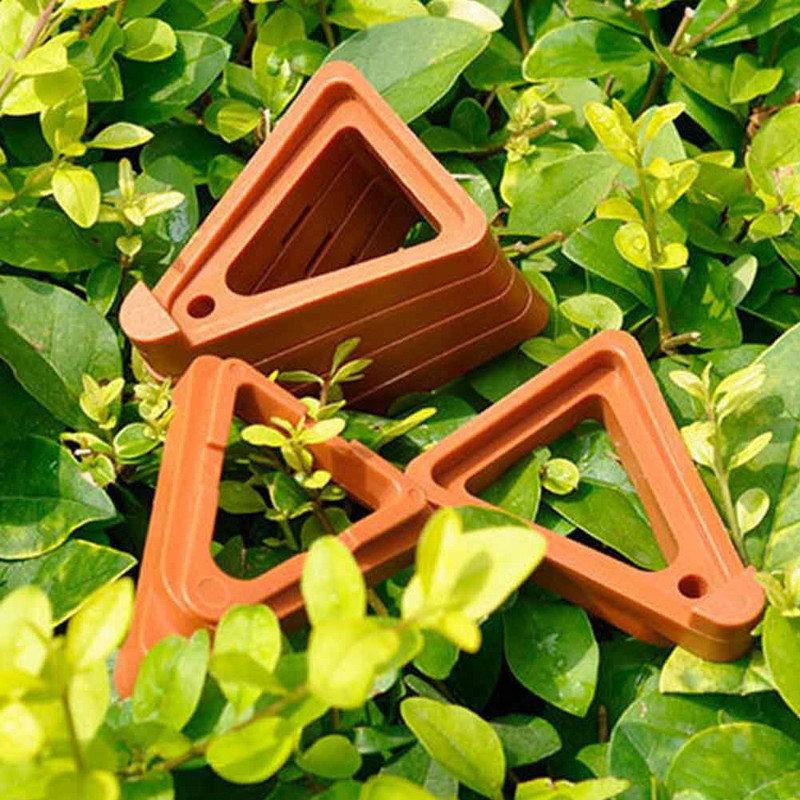 12 τμχ Invisible Risers Garden Flower Stand Plant Pot Feet Lifters Indoor Outdoor Rack Supports small to large planter