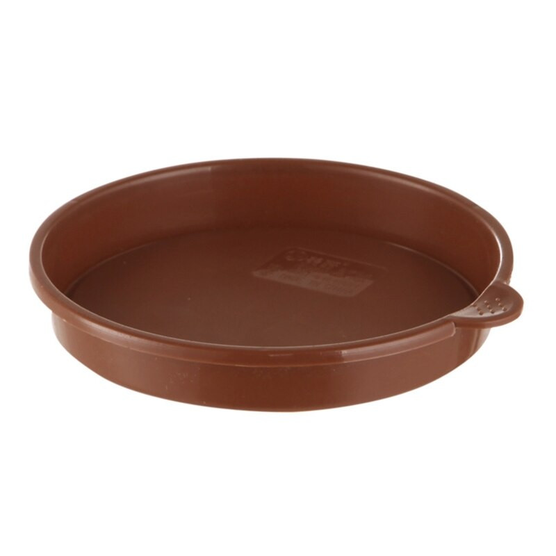 Patvarus augalų vazono padėklas su rankena Bonsai sukulentai Apvalus augalų nuvarvėjimo padėklas sodo kiemo augalams Lėkštė Antideformuota