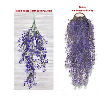 Gėlių sodintuvo sieninis pakabinamas pinti rattam krepšelis sodo vynmedžių vazoninių augalų laikiklis