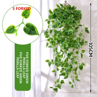 Gėlių sodintuvo sieninis pakabinamas pinti rattam krepšelis sodo vynmedžių vazoninių augalų laikiklis