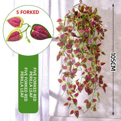 Gėlių sodintuvo sieninis pakabinamas pinti rattam krepšelis sodo vynmedžių vazoninių augalų laikiklis