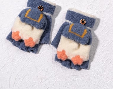 Παιδικά χειμωνιάτικα γάντια για κορίτσια και αγόρια με απλικέ