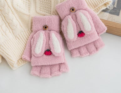 Παιδικά χειμωνιάτικα γάντια για κορίτσια και αγόρια με απλικέ