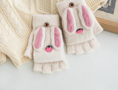 Παιδικά χειμωνιάτικα γάντια για κορίτσια και αγόρια με απλικέ