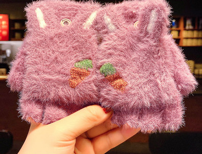 Παιδικά χειμωνιάτικα γάντια για κορίτσια και αγόρια με απλικέ