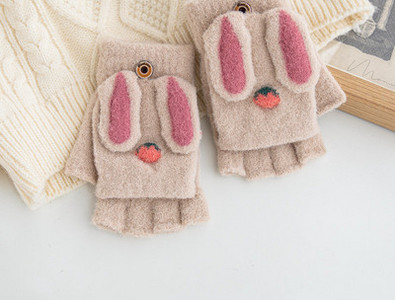 Παιδικά χειμωνιάτικα γάντια για κορίτσια και αγόρια με απλικέ
