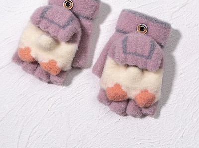 Παιδικά χειμωνιάτικα γάντια για κορίτσια και αγόρια με απλικέ