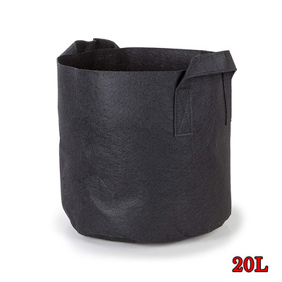 Lausriie taimepotid Kasvatuskott Juurekott konteiner Hingav köögiviljakasvatuskott käepidemetega Aiatarbed Kasvukultuur D30