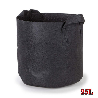 Lausriie taimepotid Kasvatuskott Juurekott konteiner Hingav köögiviljakasvatuskott käepidemetega Aiatarbed Kasvukultuur D30