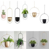 Umeraș pentru plante din metal, lanț, coș suspendat pentru ghiveci, suport pentru plante, grădină, balcon, jardinieră agățată, decor boem, decor de perete