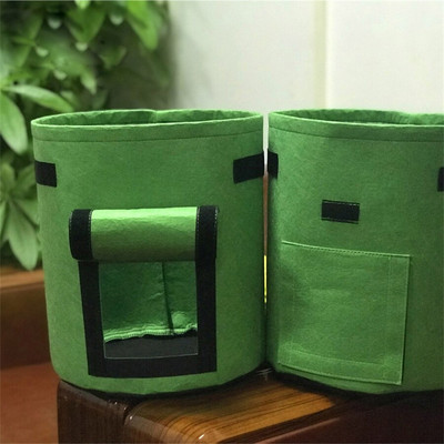 1 τμχ υψηλής ποιότητας Grow Bags Potato Flower Container Pouch Planter Pouch with Handles Glate Planting Pot Εργαλεία γλάστρες εξωτερικού χώρου κήπου