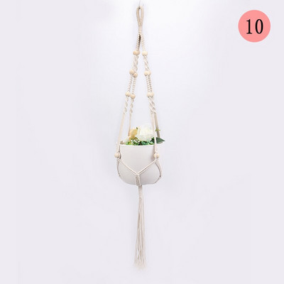 Vânzări fierbinți 100% umeraș pentru plante de macrame, pentru flori/ghiveci, pentru decorarea peretelui, grădină din curte