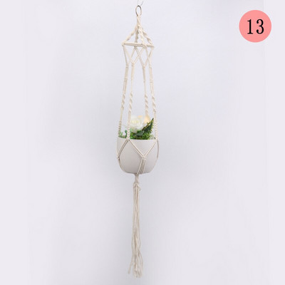 Vânzări fierbinți 100% umeraș pentru plante de macrame, pentru flori/ghiveci, pentru decorarea peretelui, grădină din curte