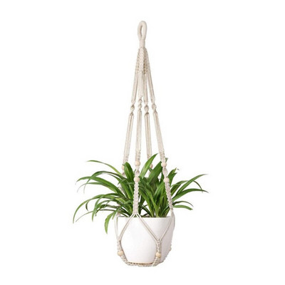 Vânzări fierbinți 100% umeraș pentru plante de macrame, pentru flori/ghiveci, pentru decorarea peretelui, grădină din curte