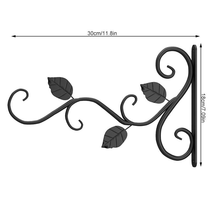 Prie sienos tvirtinamas geležinis krepšelis kabliukas kabliukas augalas gėlių vazonas pakabinamas laikiklis Metalinis stovas Sienų dekoravimo numetimas