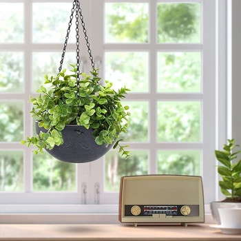 Μεταλλική κρεμαστή γλάστρα Nordic Chain Hanging Planter Planter Γλάστρα Κρεμαστή γλάστρα Καλάθι για Διακόσμηση Μπαλκονιού σπιτιού