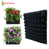 Saci de plantare agățați pe perete Buzunare Saci de cultivare pentru grădină în aer liber Jardinieră Saci pentru răsaduri de legume de grădină verticală Saci de grădinărit Tuin