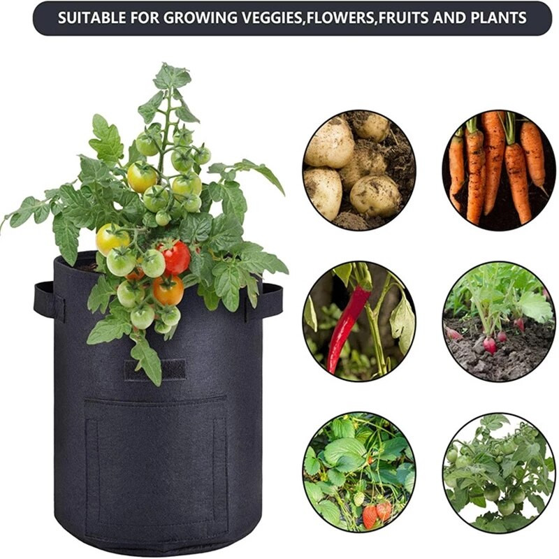 2db 5/7/10 gallon szűrő buborék extrakciós növénytermesztő táska otthoni kerthez Gyümölcsnövényekhez Burgonya cserepes hidratáló