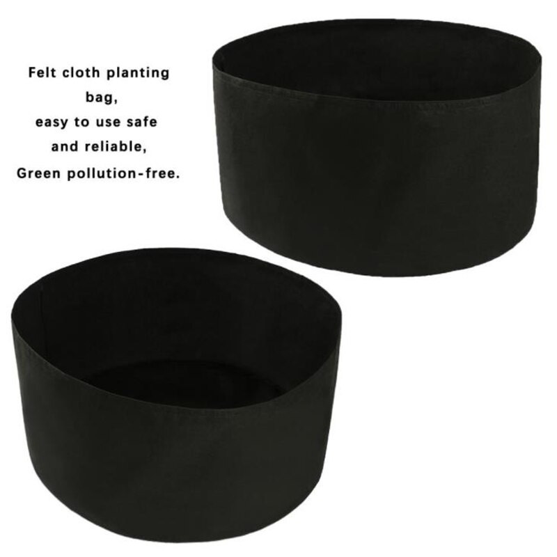 1 buc țesătură pat de grădină înălțat pat pătrat pentru flori de grădină, sac de cultivare a legumelor, ghiveci cu mânere pentru flori de plante