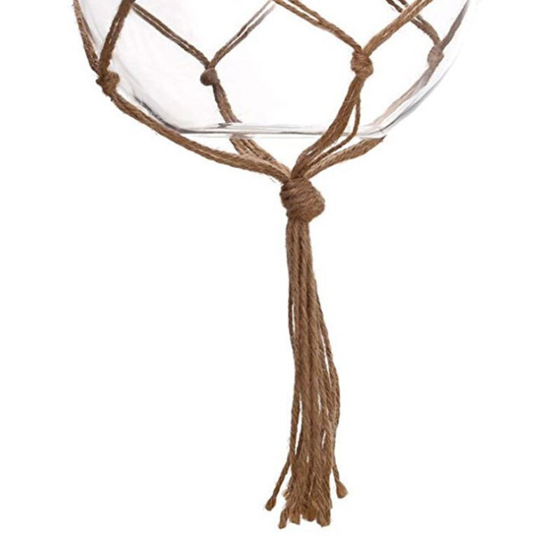 Susținător pentru ghiveci pentru jardinieră agățată Coș de înaltă calitate Macrame Plant Bumbac lenjerie Decor Hanging Home Interior Macrame Plant Umerașe