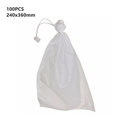 100 vnt. Vaisių apsaugos maišeliai Vabzdžiai nuo uodų vabzdžių tinklelis Barjerinis krepšys Sodo augalas Gėlės Vaisiai Apsaugo tinklinius maišelius nuo paukščių kenkėjų