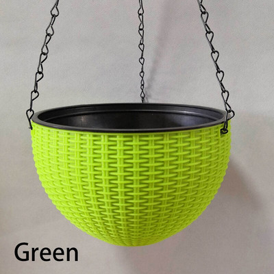 1db Függő cserepes gyanta Virág kosár Virágtartó Gondola Lakásdekoráció Countyard Garden Outdoor Supps