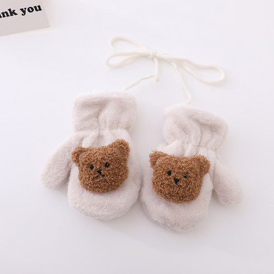 Aplicație din lână și mănuși cu șireturi pentru băieți și fete