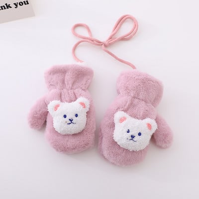 Aplicație din lână și mănuși cu șireturi pentru băieți și fete