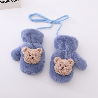 Aplicație din lână și mănuși cu șireturi pentru băieți și fete