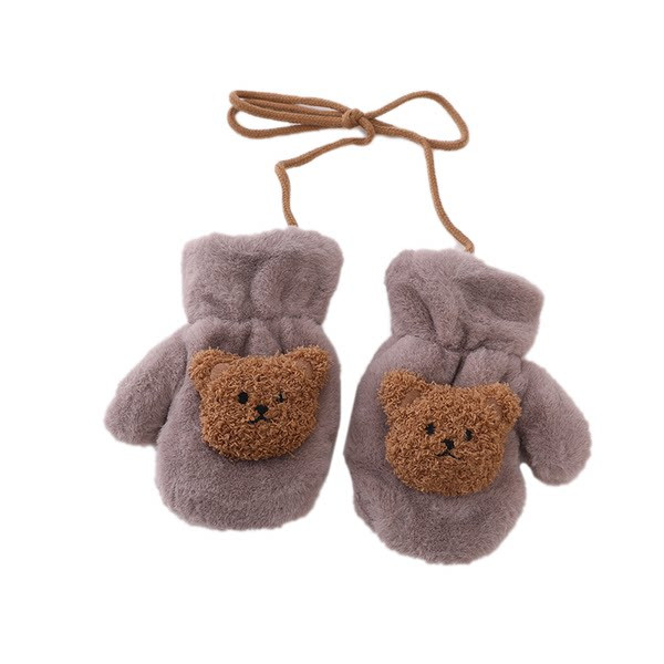 Aplicație din lână și mănuși cu șireturi pentru băieți și fete