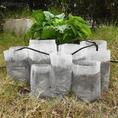 50-100PCS Seedling Grow Bags Fabric for Plants Βιοαποικοδομήσιμες μη υφασμένες τσάντες φυτωρίου Γλάστρες Φιλικό προς το περιβάλλον Θερμοκήπιο αερισμού