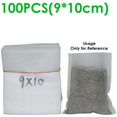 50-100 vnt sodinukų auginimo maišelių audinys augalams Biologiškai skaidus neaustiniai daigynų krepšiai vazonai Ekologiškas vėdinimas šiltnamis