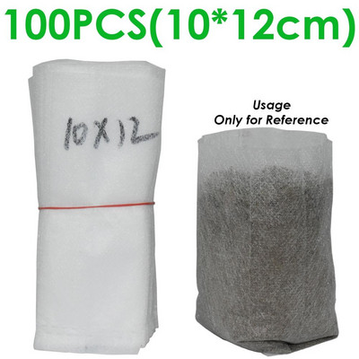 50-100 vnt sodinukų auginimo maišelių audinys augalams Biologiškai skaidus neaustiniai daigynų krepšiai vazonai Ekologiškas vėdinimas šiltnamis